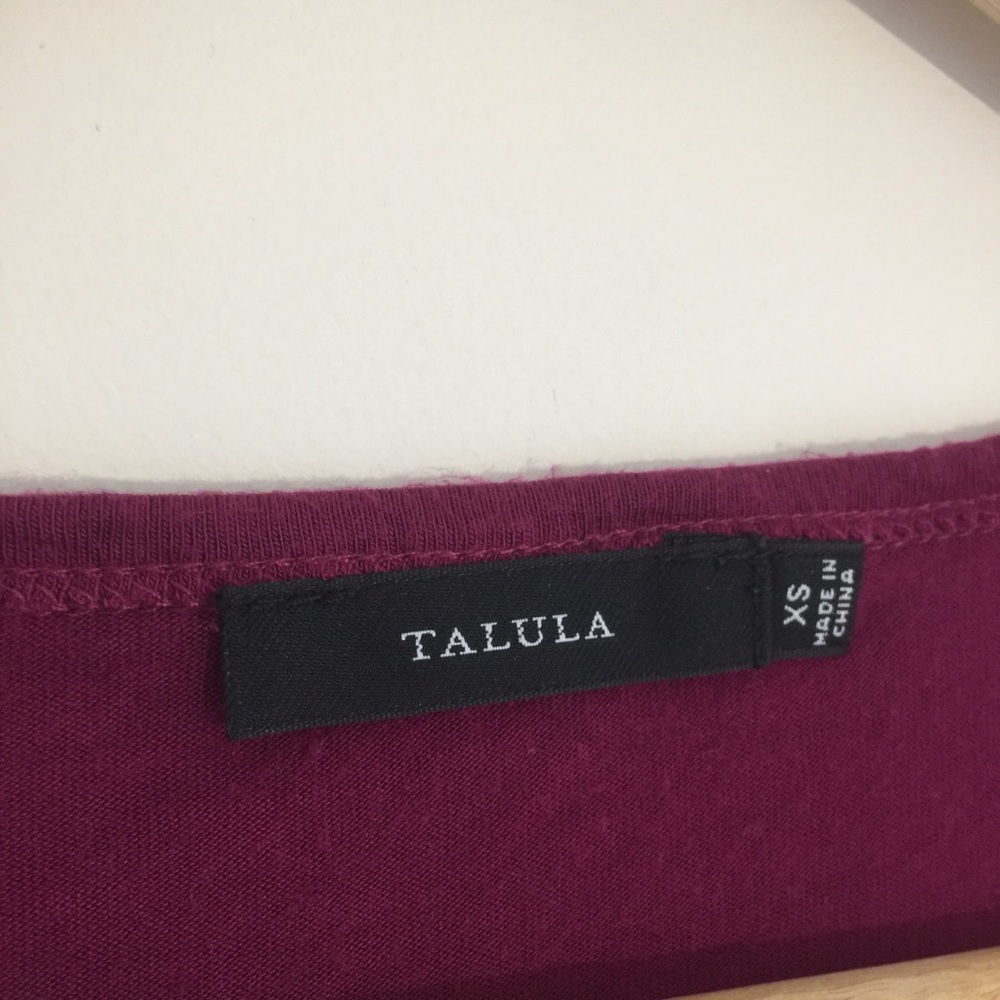 Talula Deep V-Neck Basic T-Shirt - Picture 3 of 6